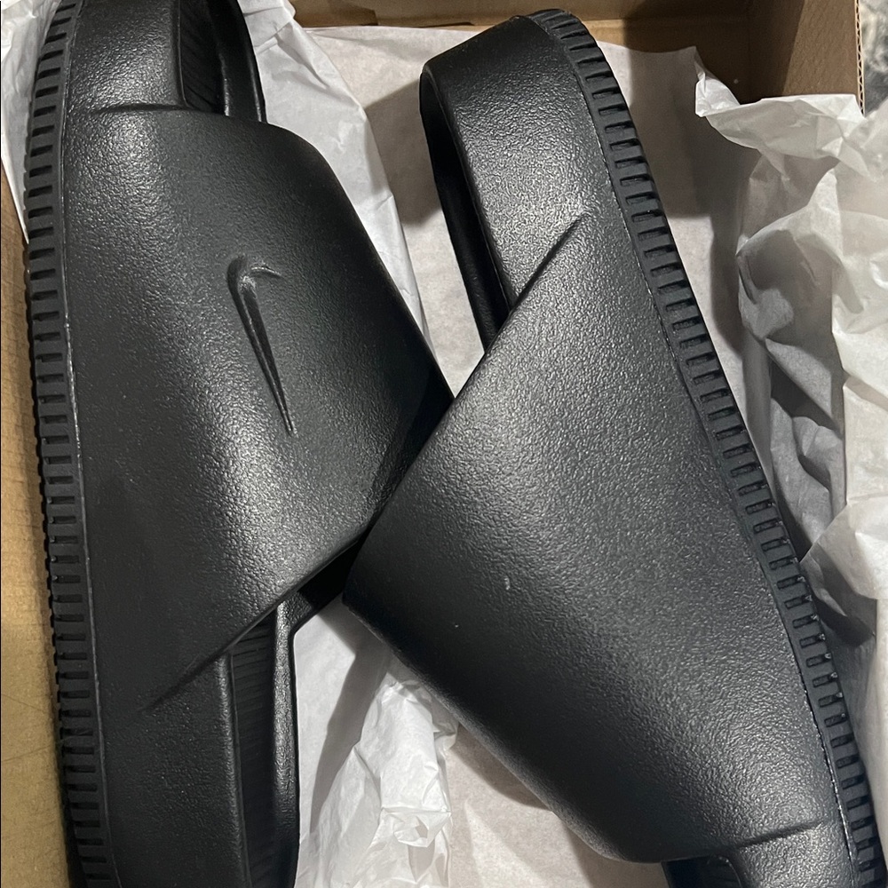 Nike Men's Black Slide Sandals